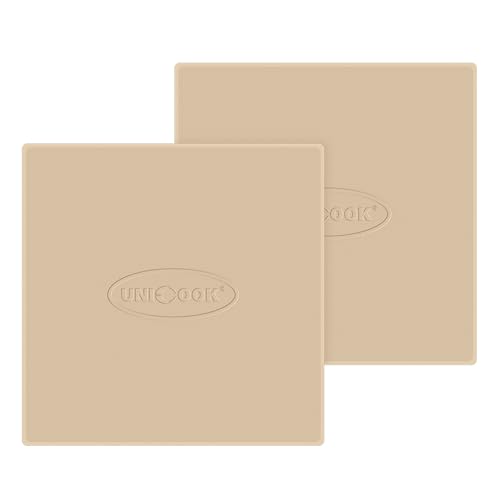 2PCS Pizza Stones for Oven Grill (12" x 12" (2 Pack))