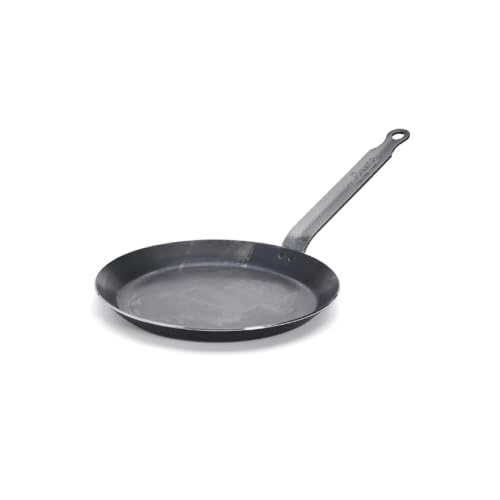 Blue Carbon Steel Crepe & Tortilla Pan (8'')