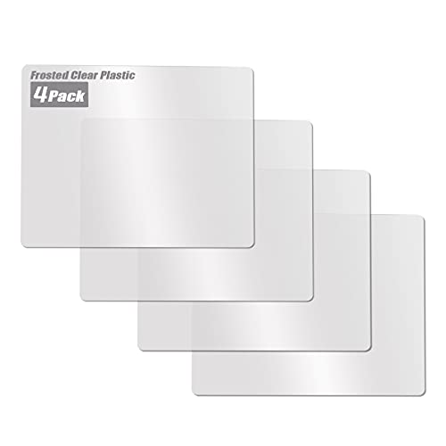 Flexible Plastic Cutting Boards for Kitchen (Clear)