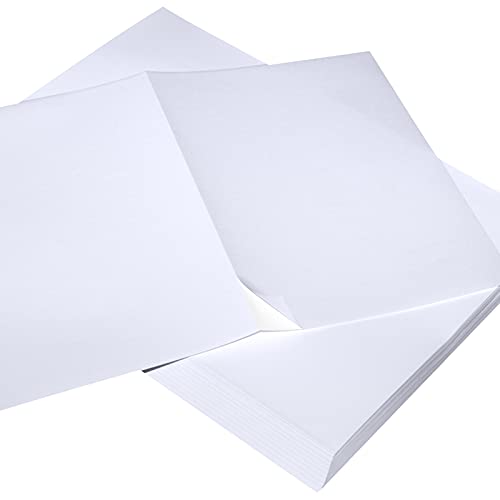 8.5" x 5.5" Half Sheet Self Adhesive Shipping Labels for Laser & Inkjet Printers (8-1/2"×5-1/2" (2-UP) / 100 Sheets)