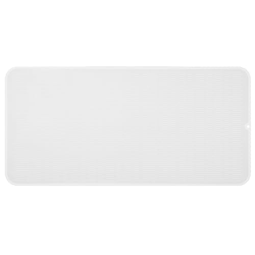 Silicone Dish Drying Mat for Multiple Usage (Translucent / 36"L x 18"W)