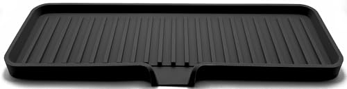 Silicone Soap Dish Tray and Sponge Holder with Drain Chute