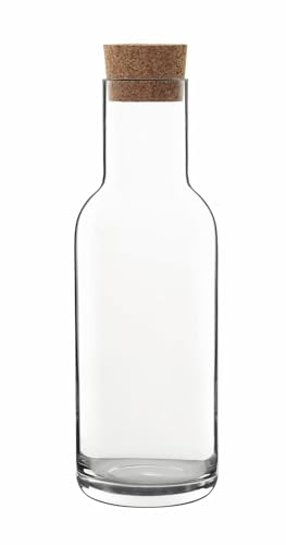 Sublime Carafe with Cork Stopper (Clear / 34 Ounces)