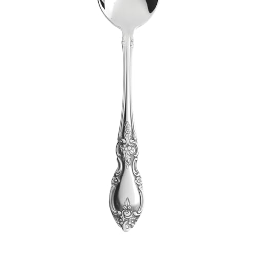Louisiana Dinner Spoons Silverware Set for 4 (Dinner Spoons 4-Piece (6.8"L x 1.5"W))