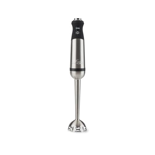 Electrics Stainless Steel Immersion Blender 2 Piece Turbo Function 600 Watts Detachable (9-1/4-inch)