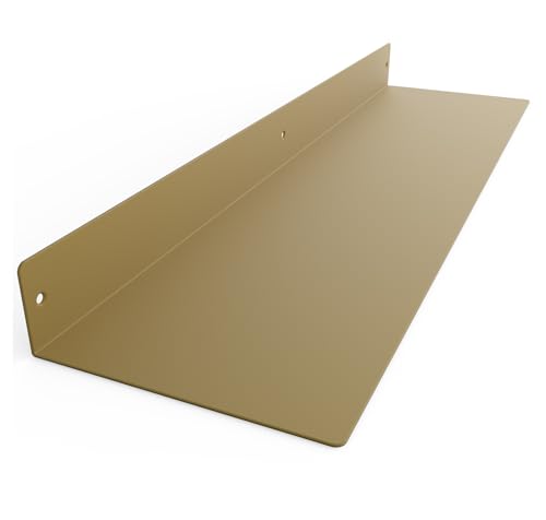 Linear Floating Shelf (30-inch X 8-inch Gold)