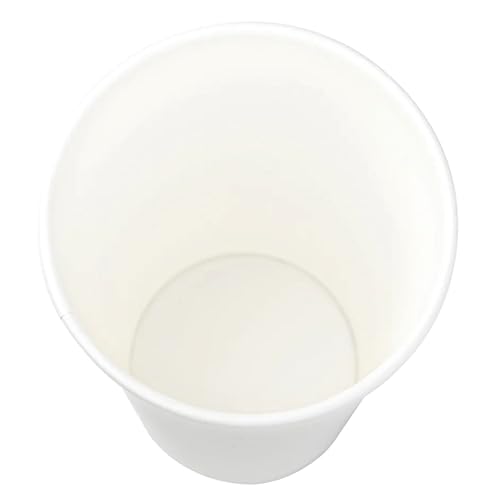 24 oz Paper Hot Coffee Cups [500 ct] White Disposable Cup for Hot (24 OZ / White)