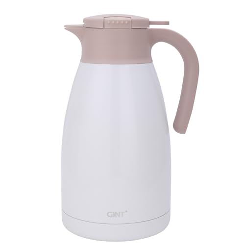 2.2L 74Oz Thermal Coffee Carafe (White / 74.4 Ounces)