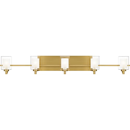 Kolt 42" LED Vanity Light (5-Light / Brushed Gold)
