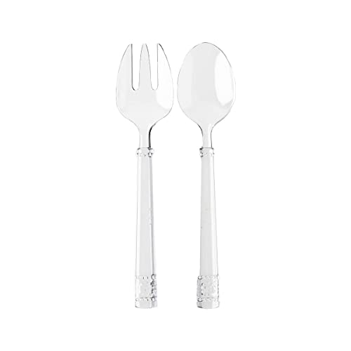 Isabella Acrylic Salad Server Set