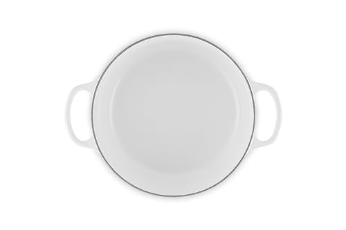 Enameled Cast Iron Round Dutch Oven (Marble / 4.5 Qt)