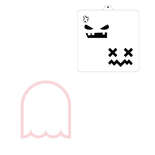 Halloween Ghost Face Cutter and Stencils Bundle (Halloween Ghost Faces)