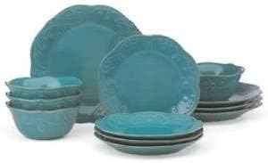 Lenox French Perle Peacock 12-piece Dinnerware Set