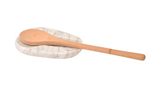 Marble Spoon Rest (White)
