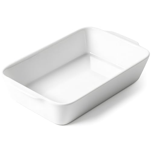 HOMBENE 1.2 QT White Casserole Dish (1.2 Quart)