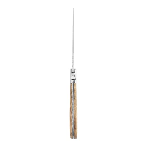 Laguiole Connoisseur Set of 4 Olive Wood Steak Knives (Olive Wood)