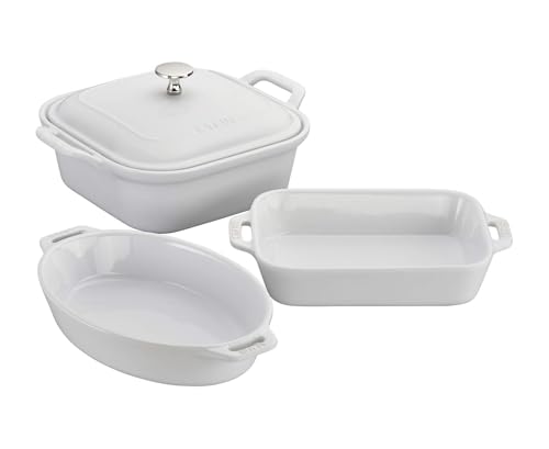 Ceramic 4 pc Baking Pans Set