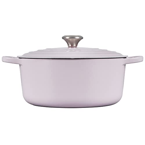 Enameled Cast Iron Round Dutch Oven (Shallot / 7.25 Qt)