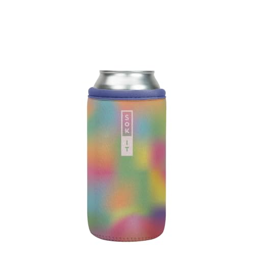 CanSok Sleeve for Beer & Soda Insulated Neoprene Cover (Dreaming in Color / 16oz Can Sleeve)