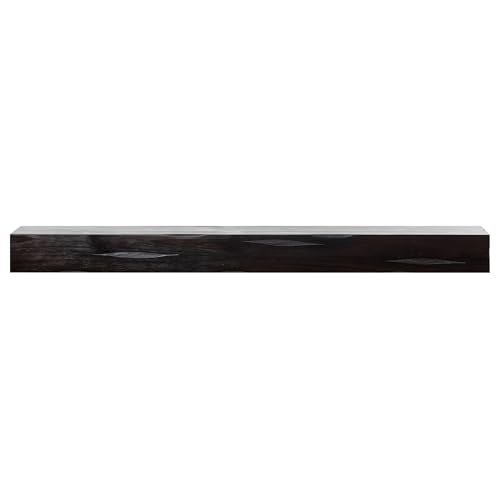 Breckenridge 72” Fireplace Mantel Shelf with Corbels (Coffee Bean Rustic / 72 Inch)