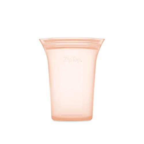 Reusable Food Storage Bags (Peach / Medium Cup)