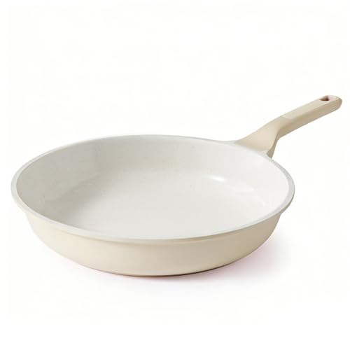 Nonstick Ceramic Frying Pan 12 (12 Inch / Antique White)