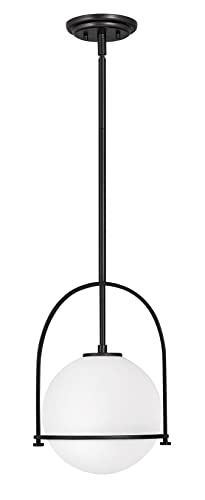 Somerset Small Adjustable Pendant Light (Black / Medium)