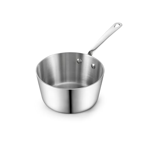 Multi ply Clad 0.57 QT Stainless Steel Butter Warmer (0.6 Quarts)