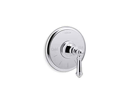 T72769-4-BL Artifacts Mastershower Temperature Control Valve Trim With Lever Handle, LVR, MATTE BLACK (Matte Black)