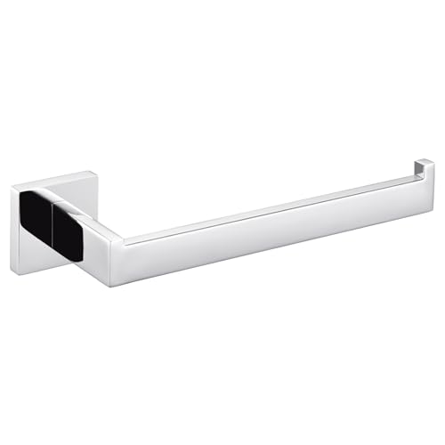 Bathroom Towel Holder (Square - Polished Chrome)