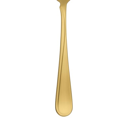 Flight Gold Satin 20 (20-Piece Flatware Set, Gold)