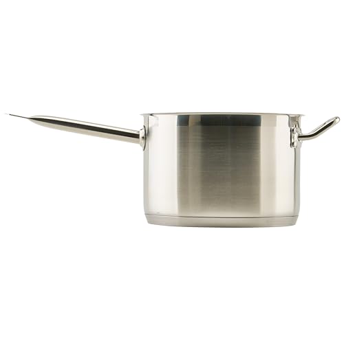 7 1 2 qt 7.5 qt Stainless Steel Sauce Pan with Cover (7.5 Quarts)
