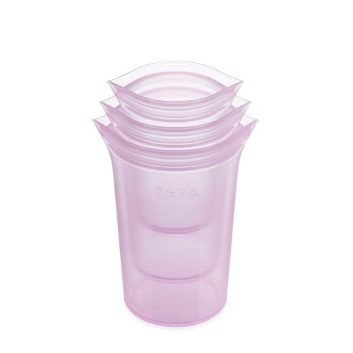 Reusable Food Storage Bags (Lavender / 3 Cup Set)