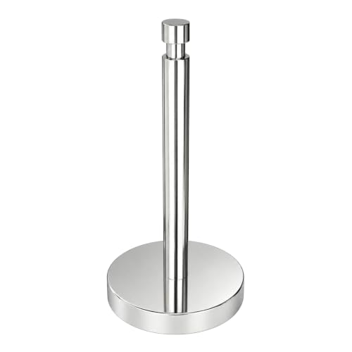 3.9lbs Heavy Duty Paper Towel Holder Countertop Weighted Base (Chrome)