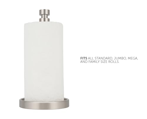 Paper Towel Roll Stand (Brushed Nickel)