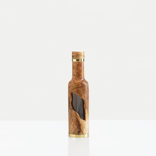 Olive wood bottle