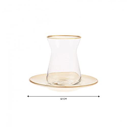 Retro Beige 6 Person Tea Set (Small / Retro Beige)