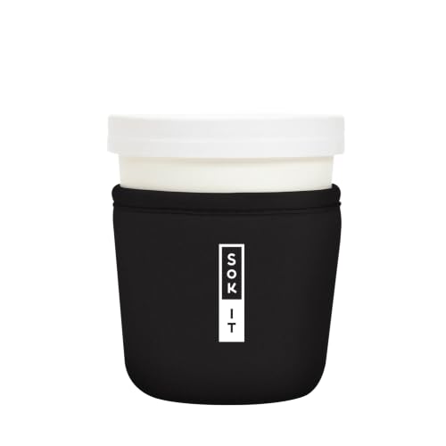 IceCreamSok Insulated Neoprene Cover (Black / Fits Tapered Pints)
