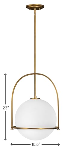Somerset Medium Adjustable Pendant Light (Heritage Brass / Large)