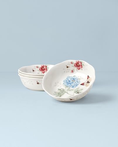 Butterfly Meadow Porcelain 4 (Butterfly Meadow Soup Bowls, Set Of 4)