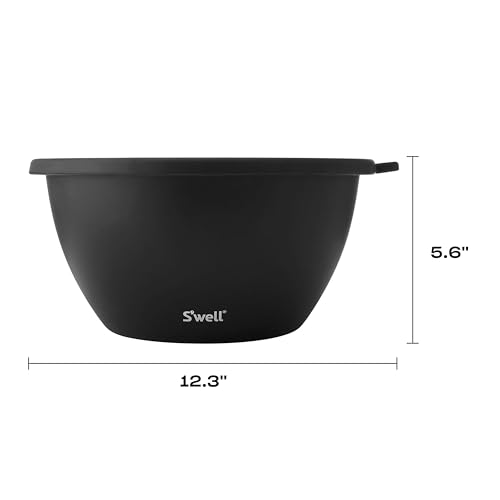Stainless Steel Salad Bowl Kit XL 184oz (Onyx / 184oz)