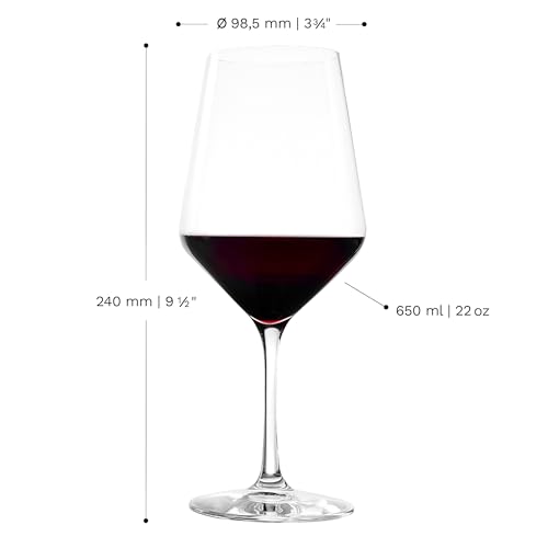 Revolution Bordeaux Red Wine Glasses 22 oz Set Of 4 (4 Pieces (1 Pack))