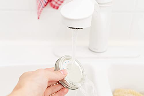 Dissolvable Food Labels for Canning (Teal Round)
