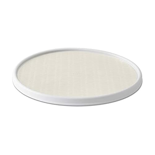 Non Skid Pantry Cabinet Lazy Susan Turntable (Charcoal/Light Gray / 18 Inch)