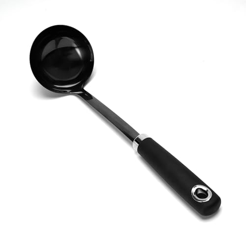 12 Inch Black Stainless Steel Soup Ladle (Z-Black Ladle)