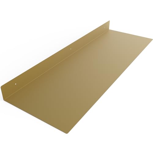 Linear Floating Shelf (36-inch X 12-inch Gold)