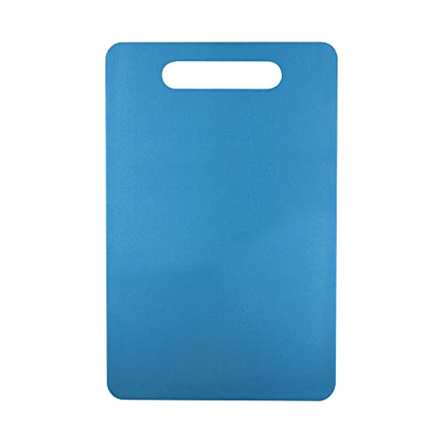 Plastic Utility Cutting Board with Handles (Blue)