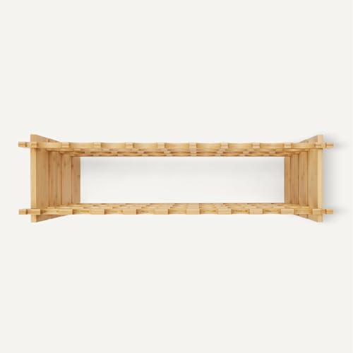 Stackable Bamboo Wine Rack