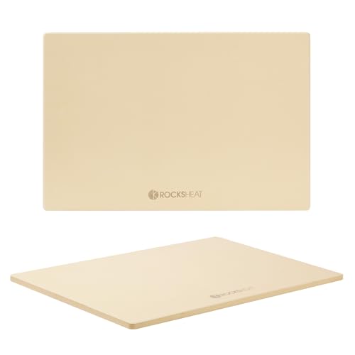 Pizza Stone Rectangular Extra Large 23.6" x 15.8" x 0.6" Pizza Stones for Oven Grill