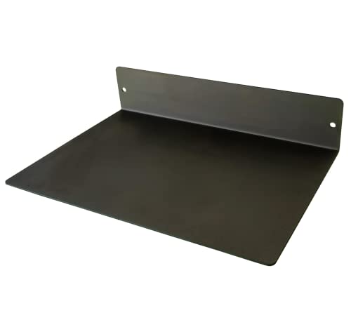Made in USA Linear Floating Shelf (12-inch X 8-inch Forged Raw Steel)